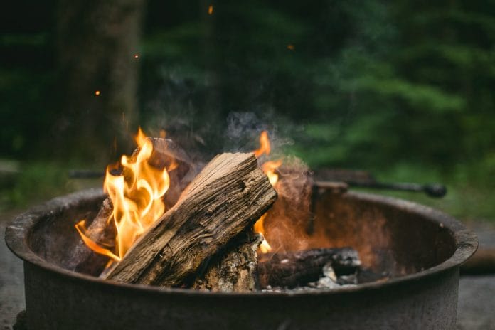 bonfire wood